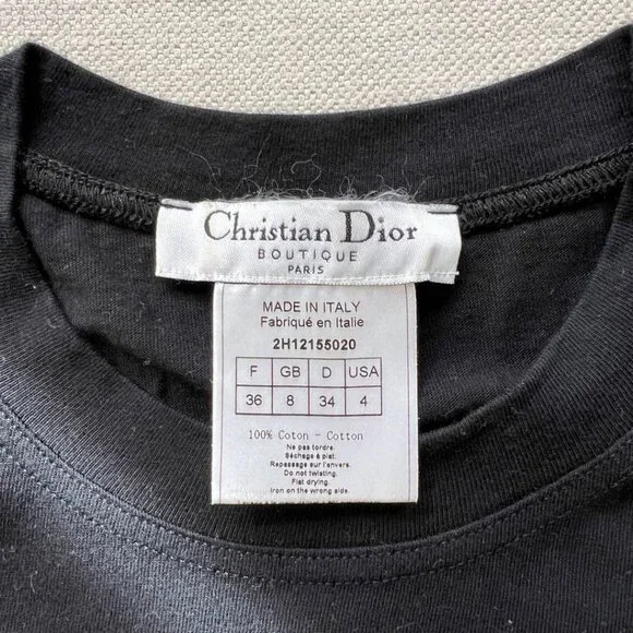 Authentic Christian Dior Dior Addict Galliano Short Sleeve Top